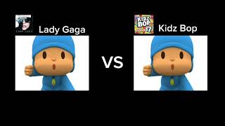 Lady Gaga - Paparazzi (Lyrics) VS Kidz Bop Paparazzi (Lyrics)