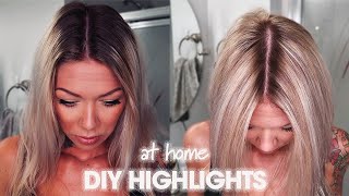 DIY Highlight Hair with Foil- Bleach Blonde Highlights at Home + How to Mix Bleach 2020