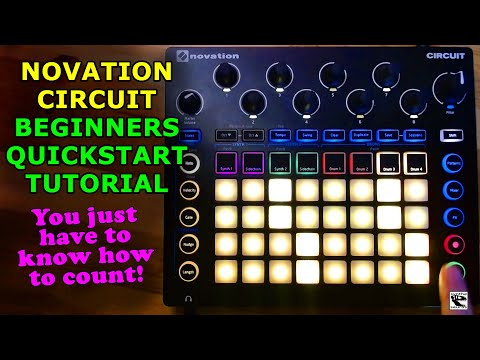 Novation Circuit beginners quickstart tutorial - for total music & synth newbies