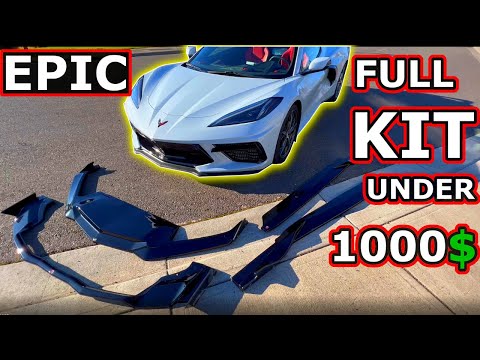CHEAP Body Kit and Ground Effects Aero kit C8 Corvette ! Part#1
