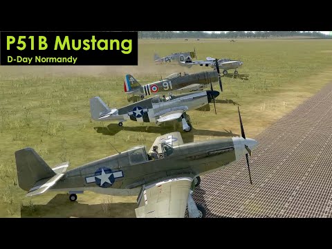 P51B Mustang D-Day (IL-2 Normandy)