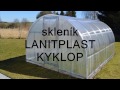 Zahradní skleníky Lanit Plast Kyklop 2x3 m PC 4 mm LG1545