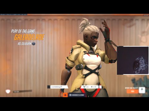 GALE DPS MAIN SOJOURN GAMEPLAY - POTG! OVERWATCH 2 TOP 500 SEASON 7