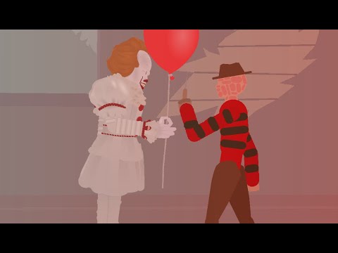 Pennywise Vs Freddy Krueger(IT Vs Nightmare on Elm Street)StickNodes Mortal Matchup Episode7 Season2