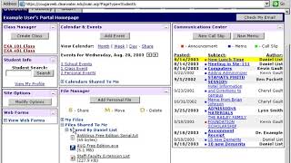 Faculty CougarWeb Training Video - 2003