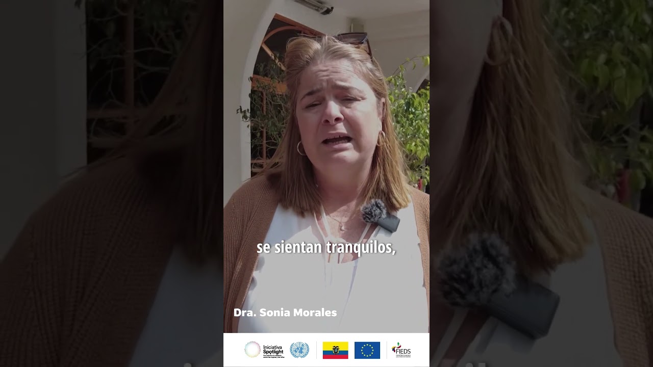 Testimonio de la Dra. Sonia Morales en la capacitación para la atención integral a víctimas de VBG.