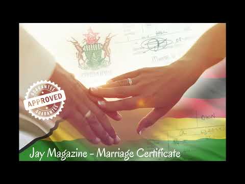 Jay Magazine -  MARRIAGE CERTIFICATE