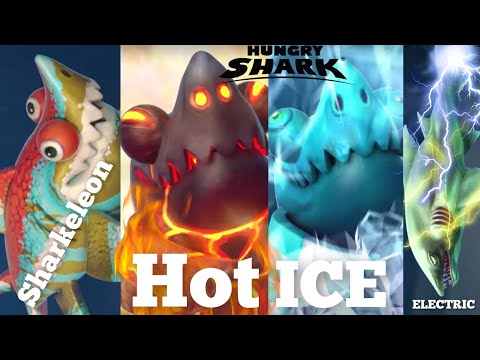 SHARKELEON ALL HYBRID ! SHORTS ! - Hungry Shark World 10th