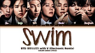 Download lagu BTS (방탄소년단) 'SWIM With V (Electronic Remix)' (Color Coded Lyrics) mp3
