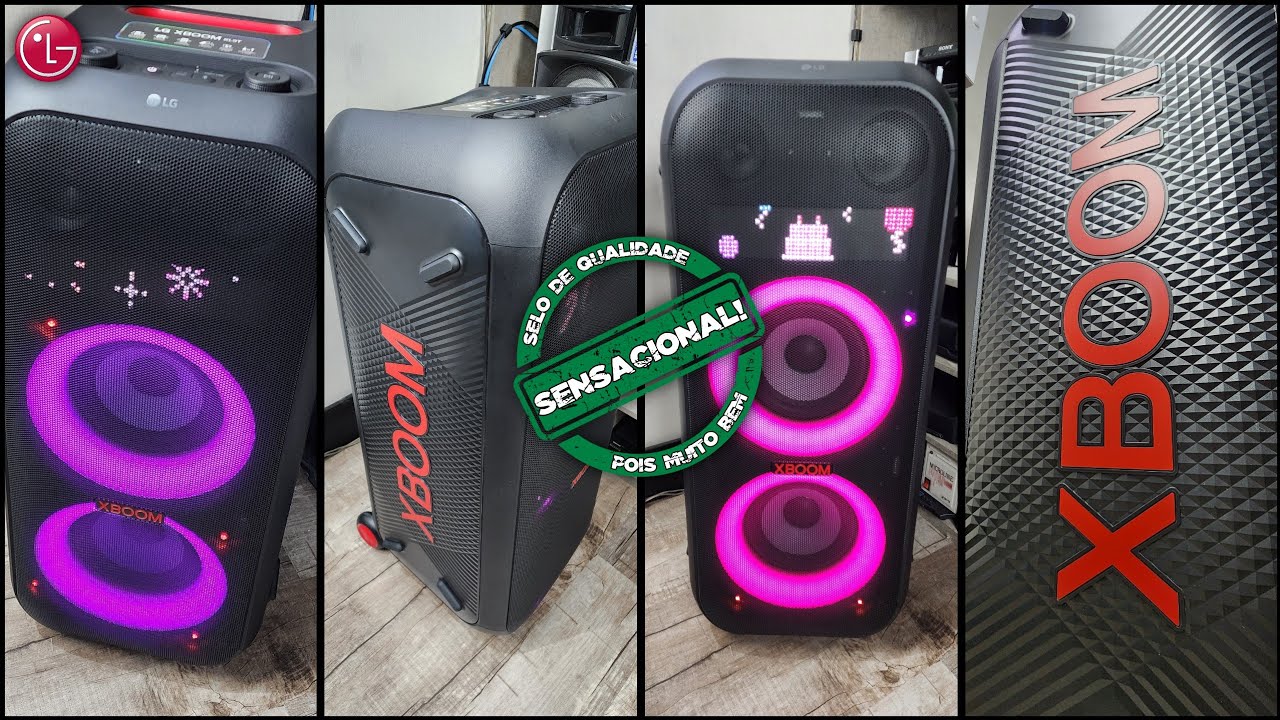 Unboxing (desembalando) LG XBOOM XL9T