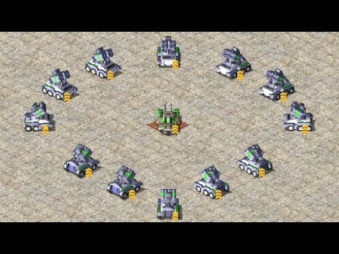 Apocalypse surrounded by IFVs🎮how many can he kill? - Red Alert 2