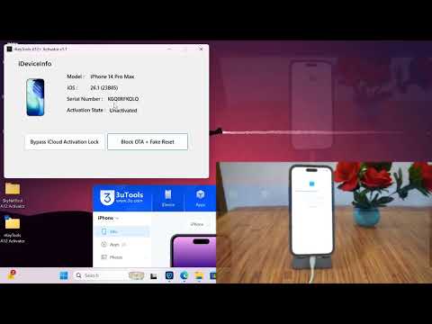All iPhone Bypass iCloud id iOS 26.1 With rKeyTools A12+ Activator iPhone Activation Lock Bypass