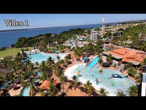 Parque e Resort de grande lagos, Santa Clara do Oeste SP. Vídeo 1