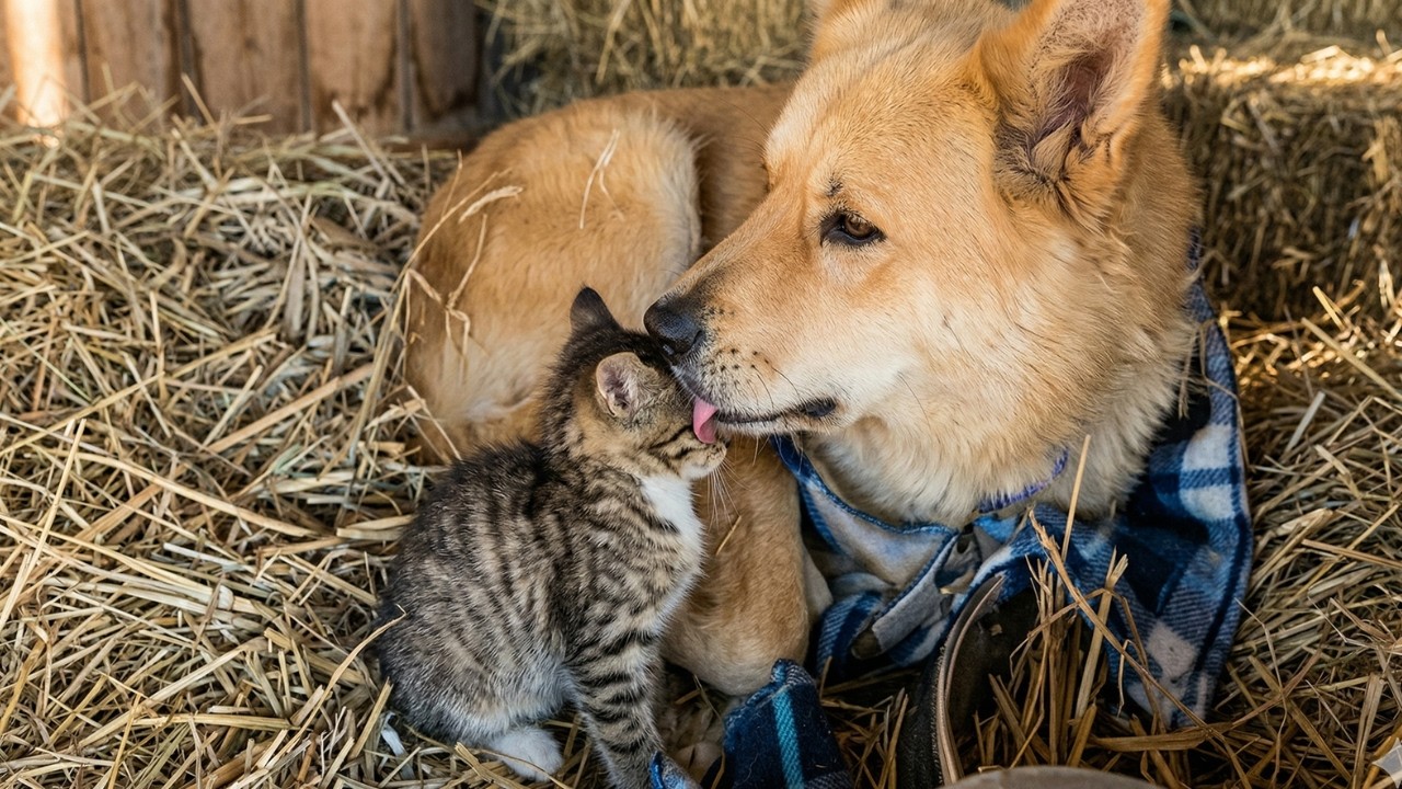 【実話】出産経験のない母犬が、子猫に母乳を与えた理由