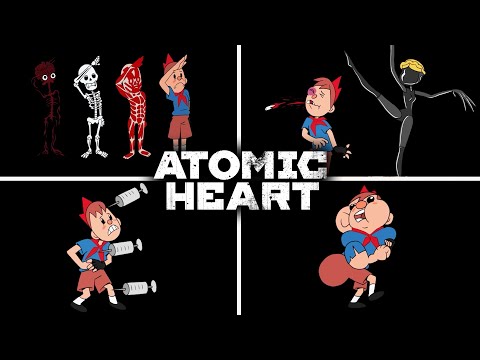 Atomic Heart - All Death Animations and Cartoon Soviet Boy Death Scenes (4K)