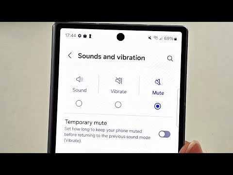How To Put Samsung Galaxy Z Fold 6 in Silent Mode