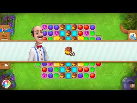 Gardenscapes 1064 Level - 16 moves - NO BooSTERS