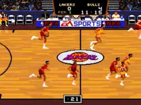 Bulls vs Blazers and the NBA Playoffs Super Nintendo