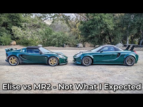 2001 Toyota MR2 Spyder (2ZZ Swap) vs 2006 Lotus Elise - Head to Head Review!