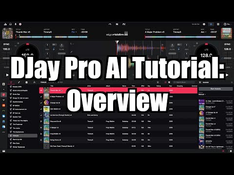 Algoriddim DJay Pro AI Tutorial: Overview - TimmyG