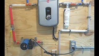 Tankless Hot Heater Recirc Pump Installatiom