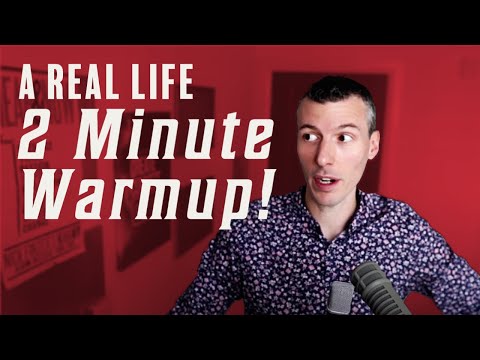 A Real Life 2 Minute warmup! Jazz Trombone Warm Up from Nick Finzer