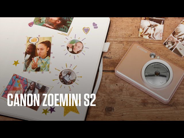 Canon Fotocamera istantanea a colori Zoemini S2, bianco perla video