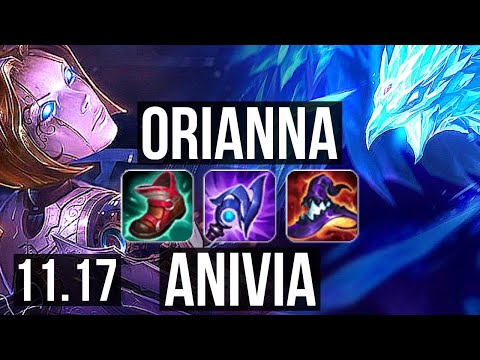 ORIANNA vs ANIVIA (MID) | 6/1/14, 72% winrate | KR Master | v11.17
