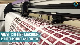 Vinyl Cutting machine. Plotter Printer and Cutter