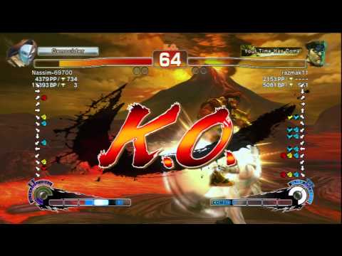Nassim-69700 (Vega) Vs razmak11 (M.Bison) SSF4 AE Endless Matches - PSN