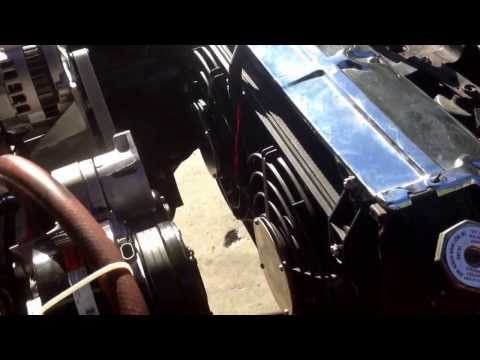 GM performance 12497698 serpentine belt kit and flex-a-lite dual electric fans