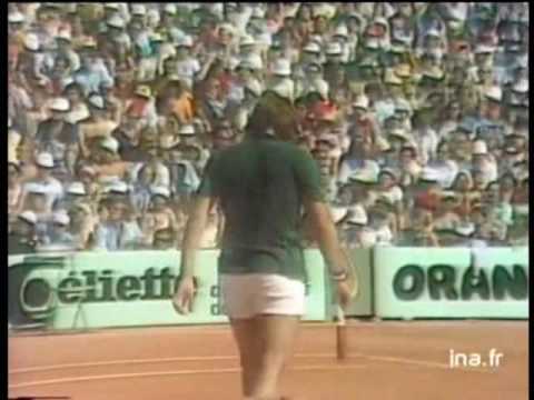 FASI DELLA FINALE ROLAND GARROS 1976 PANATTA SOLOMON CON SCAMBIO CONCLUSIVO