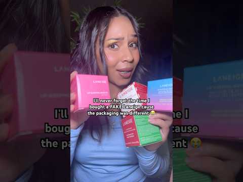 Is my Laneige FAKE?😭 #skincare #cosmetics #laneige #aesthetic #preppyyyy #shorts #fyp