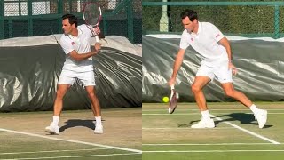 [情報] 費爸在2025溫網賽前練習