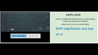 Keyboard Shortcut for Caps Lock on & Off