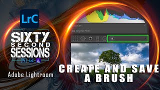 Create and save an Adobe Lightroom brush