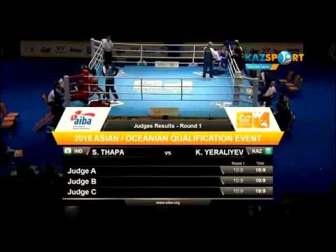 Shiva Thapa IND vs Кайрат Ералиев KAZ