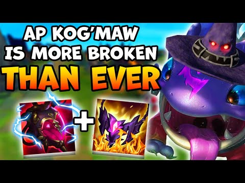 Season 14 Made AP Kog'Maw STRONGER THAN EVER!! - Preseason 14 League of Legends OP Builds