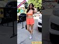 Super Hot Heer Achhra Looking Exy In Orange Gym Outfit Heerachhra Shortvideo Shorts