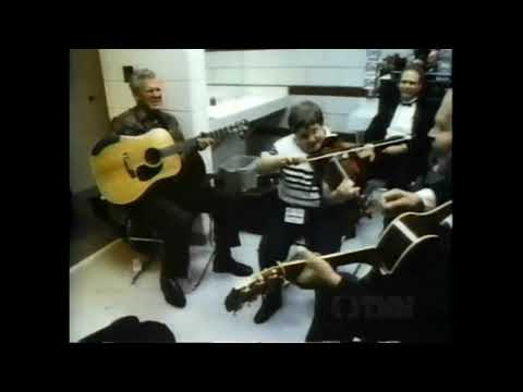 Doc Watson and Michael Cleveland Meet For the First Time - Bluegrass Music TV.