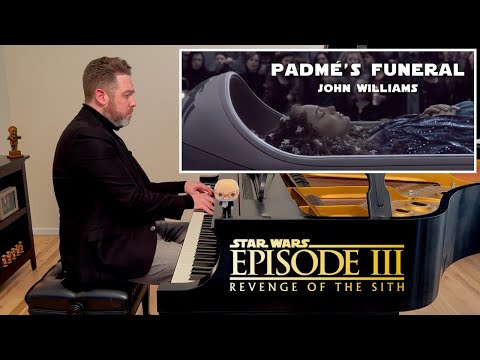 John Williams: Padmé's Funeral | Revenge of the Sith (piano cover with film)