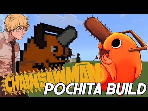 How to Build POCHITA from Chainsaw Man in Minecraft
