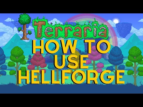 HOW TO USE HELLFORGE / Terraria