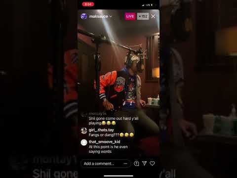 Mak Sauce going crazy off the percs in the studio 😂🔥🔥
