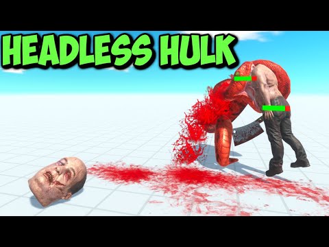 NEW UNIT! Headless Hulk vs Every Units - Animal Revolt Battle Simulator