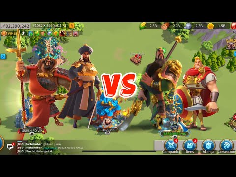 Saladin/Xiang Yu vs Guan Yu/Alexander - Rise of Kingdoms RoK