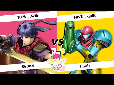 Smash'n'Sip Refill #32 - Grand Final - TGM | Acik (Ike) vs. HIVE | quiK (Samus)