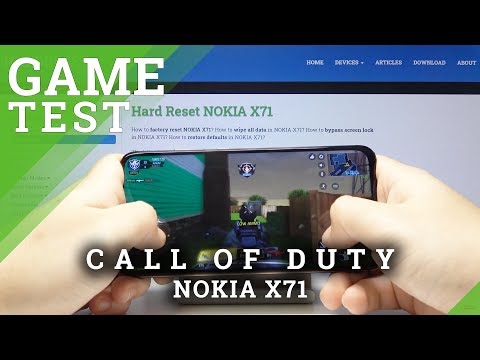Call of Duty on NOKIA X71 - Game Performance / Call of Duty Game Play