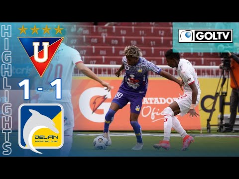 Resumen LDU Quito 1 - Delfín 1
