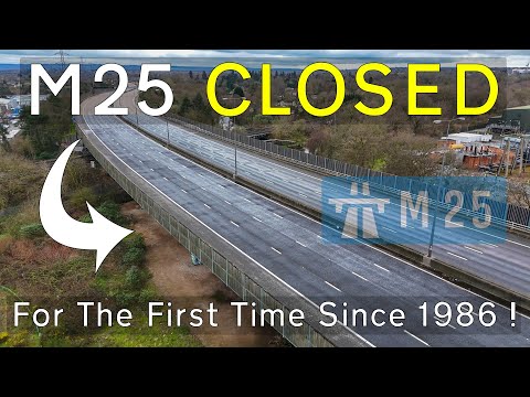 M25 Motorway Closed For The First Time And Not The Last  - What's The Point?